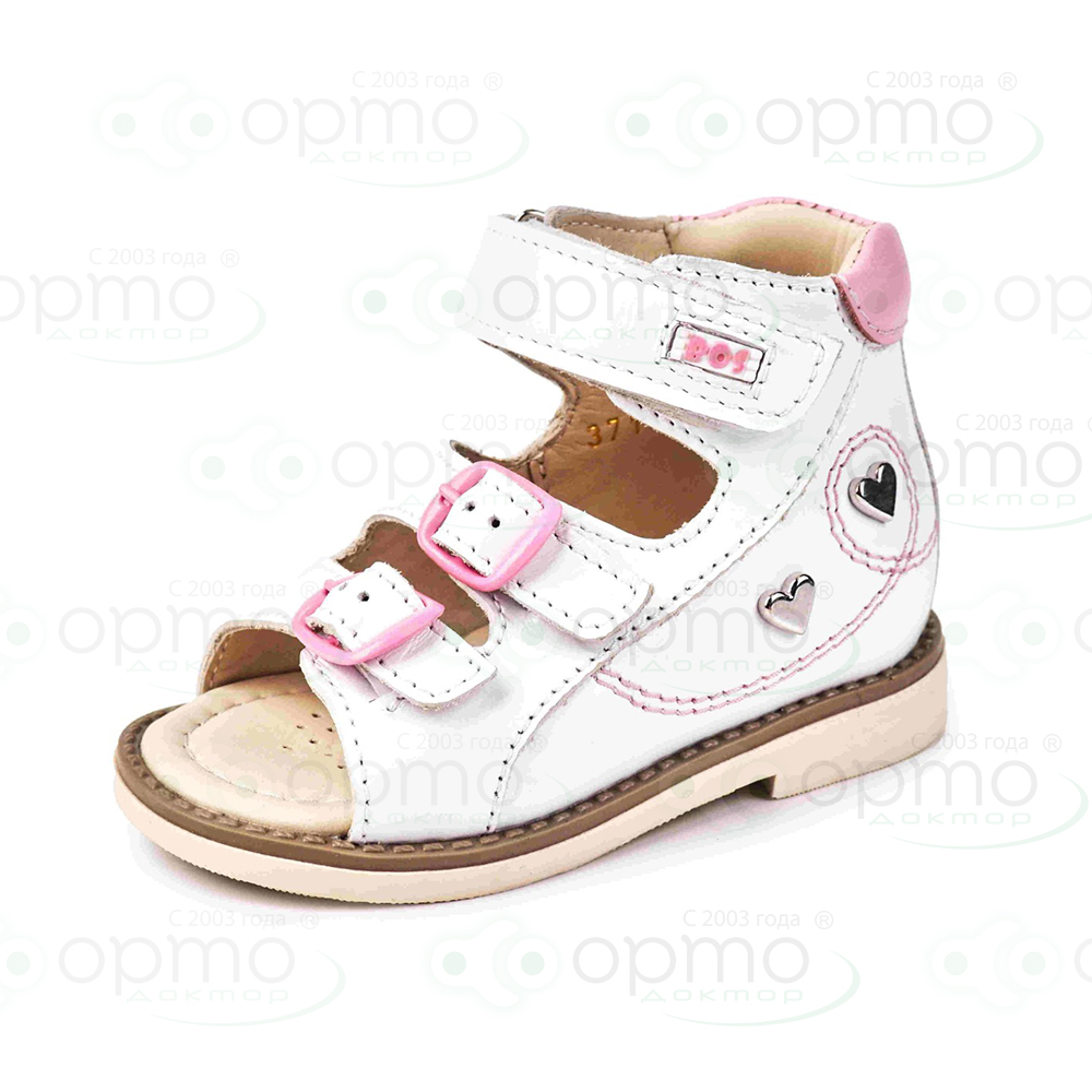Сандалики белые 371-01 (34)