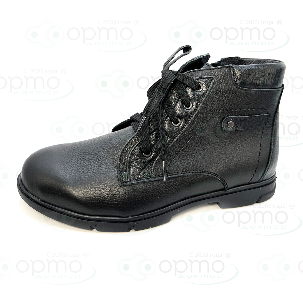 М-9501МШ Ортопедическая обувь сложная ботинки мужские БАЙКА (44 черный)