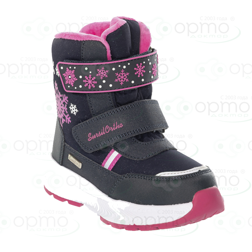 А45-2402 Ботинки ортопедические зима Сурсил (32,синий)