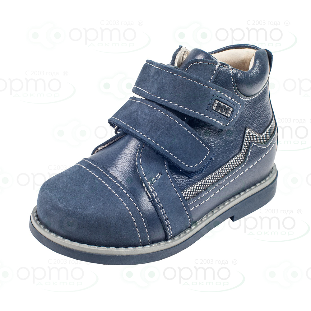 Ботинки на байке синие 138-721 (29)