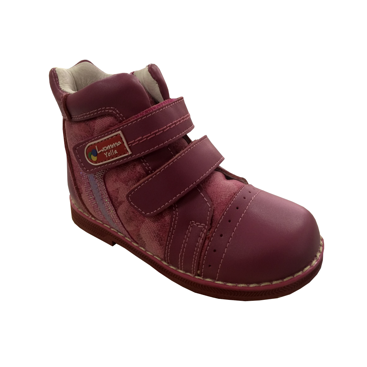 Ботинки демисезонные LUOMMA розовые (р. 28)