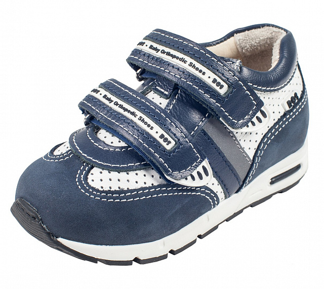 Кроссовки синие с белым 231-71 (36)