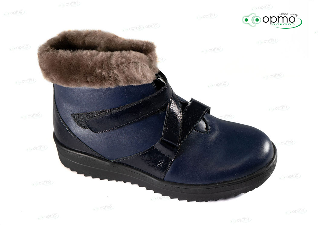 Сапоги зимние женские синие 84-15-1-505/59 (41)