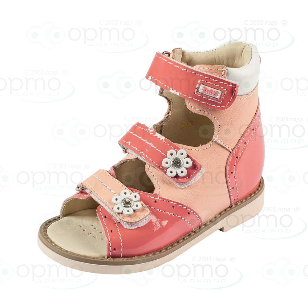 Сандалики высокие розовые 032-413 (36)