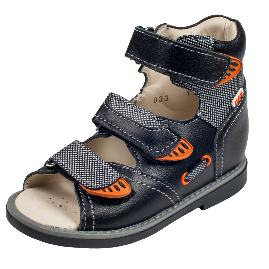 Сандалики высокие черные 033-11 (36)