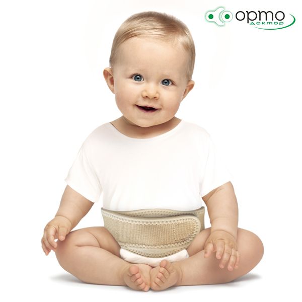 Бандаж грыжевой пупочный детский до 3 -х лет БГПД (универсальный, бежевый)