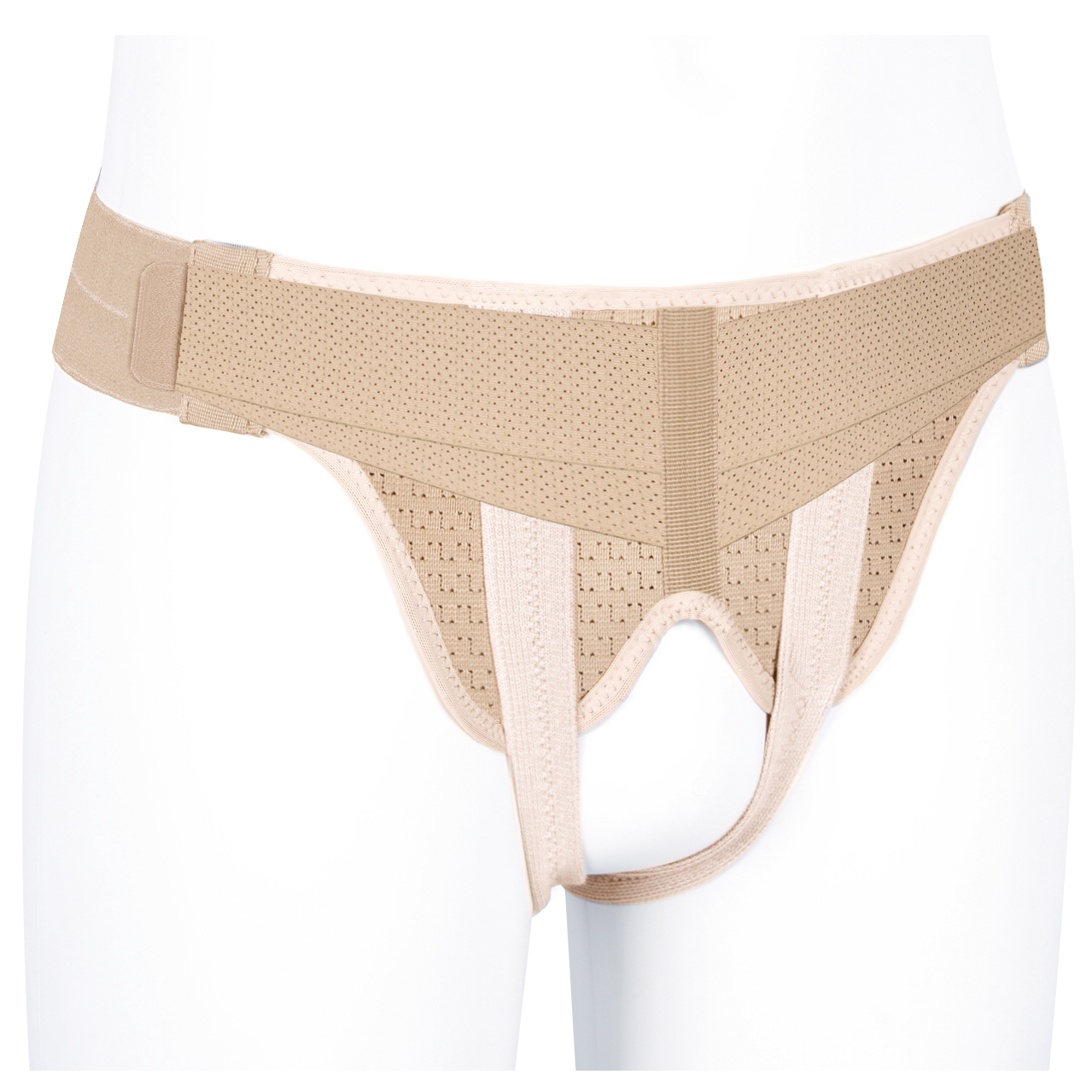 Бандаж грыжевой паховый с 2-мя пелотами регулируемыми БГП+ (98-112 см, XL, черный)