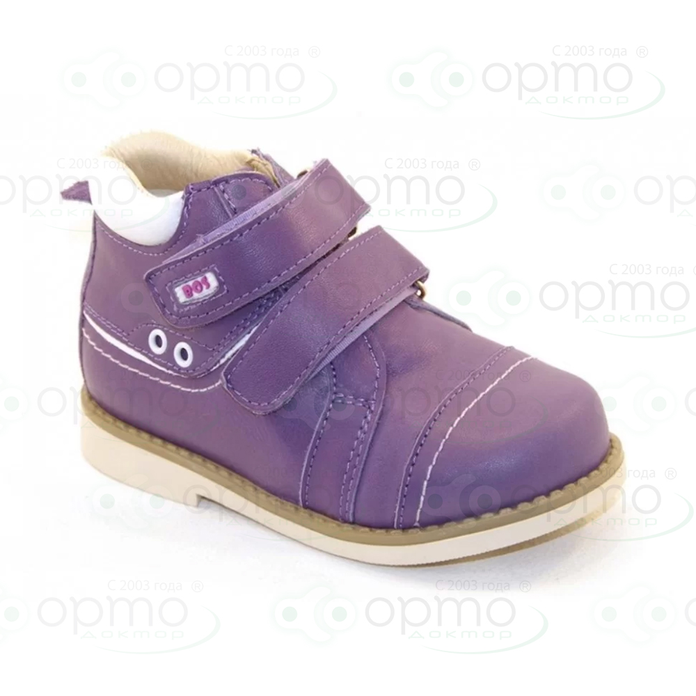 Ботинки осень фиолетовые 132-82 (28)