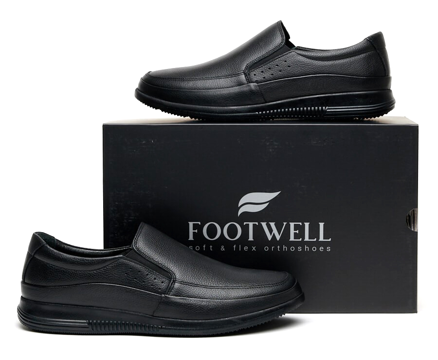FOOTWELL Туфли мужские анатомические,черные 4297 (46)