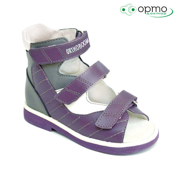 Ботинки летние ОРТОБУМ 71057  (40, темно-синий с васильком)