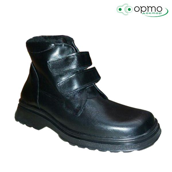 Ботинки мужские зима Ортомода (44, черный)