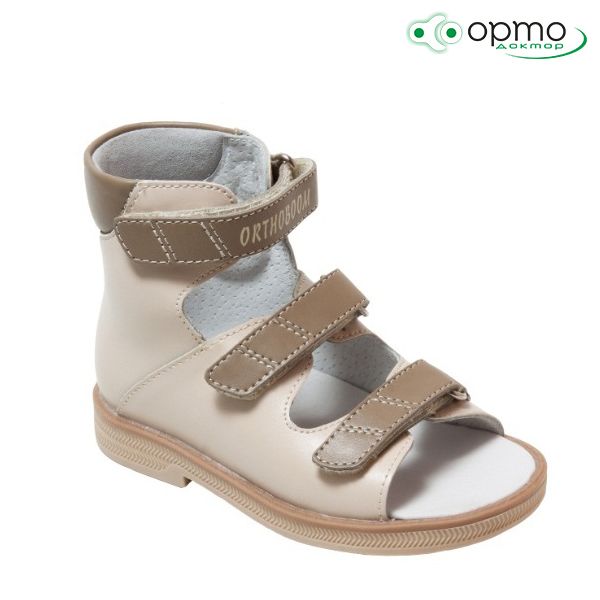 Ботинки летние ОРТОБУМ (40, фиолетовый с принтом)