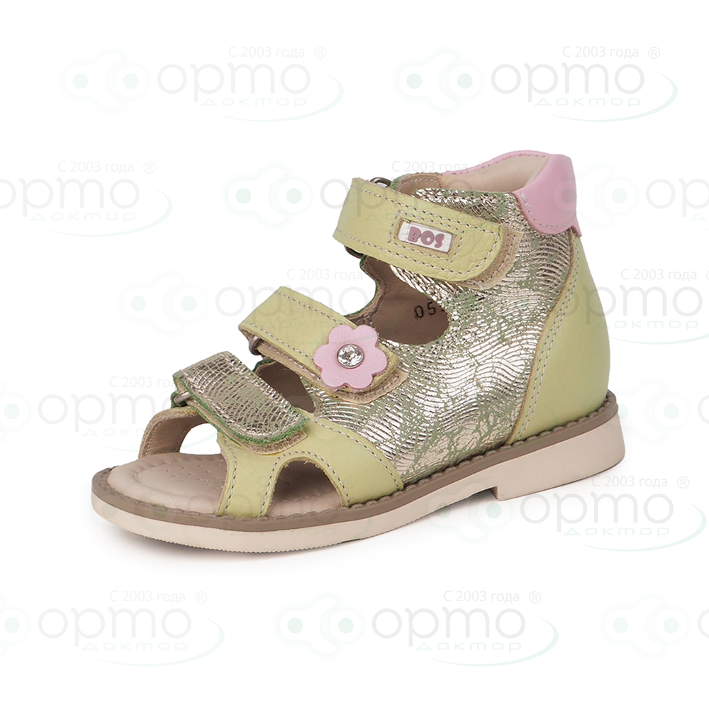 Сандалики зеленые 055-131 (36)