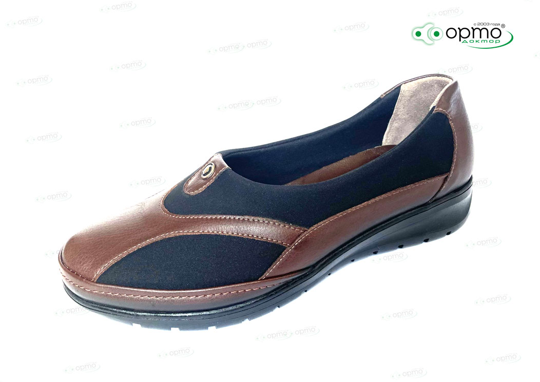 FOOTWELL Туфли женские анатомические,черные 7507 (41)