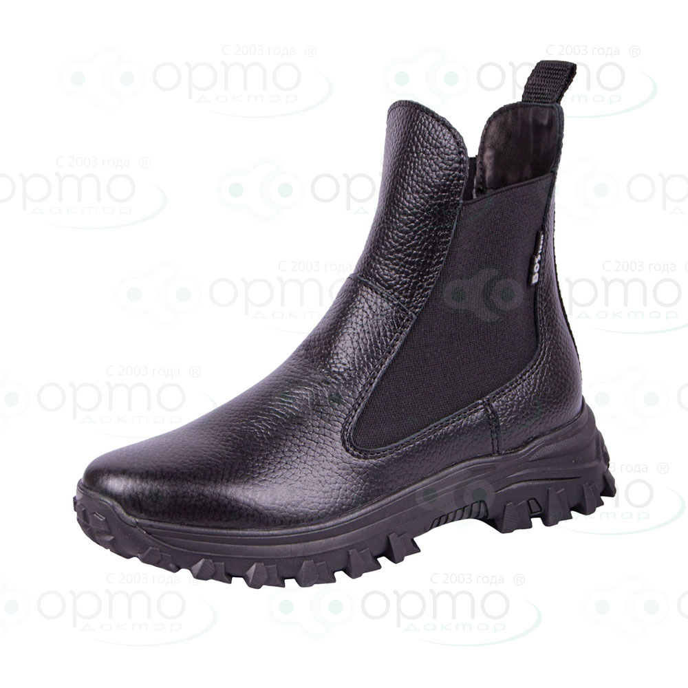 Ботинки на байке черные 381-121 (36)