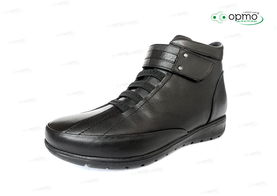 FOOTWELL Ботинки женские анатомические,черные 7118NTH-010 (41)
